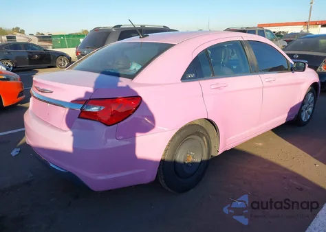 2012 Chrysler 200 Touring from USA, damaged, VIN 1C3CCBBB5CN288253